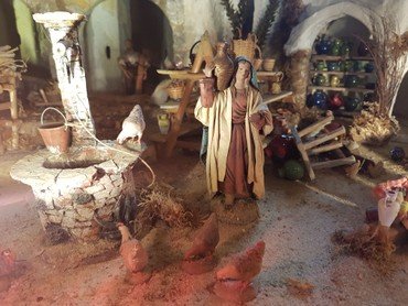 Voksfigur fra julelegenden